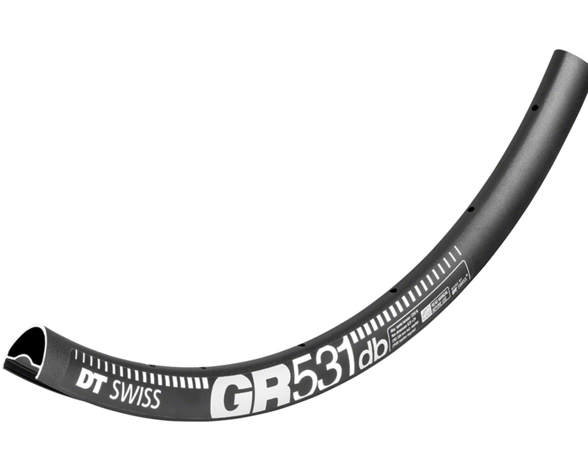 DT Swiss GR 531 Gravel Rim (Black) (Disc Brake) (Tubeless) (24mm Internal Width) (24H) (700c)