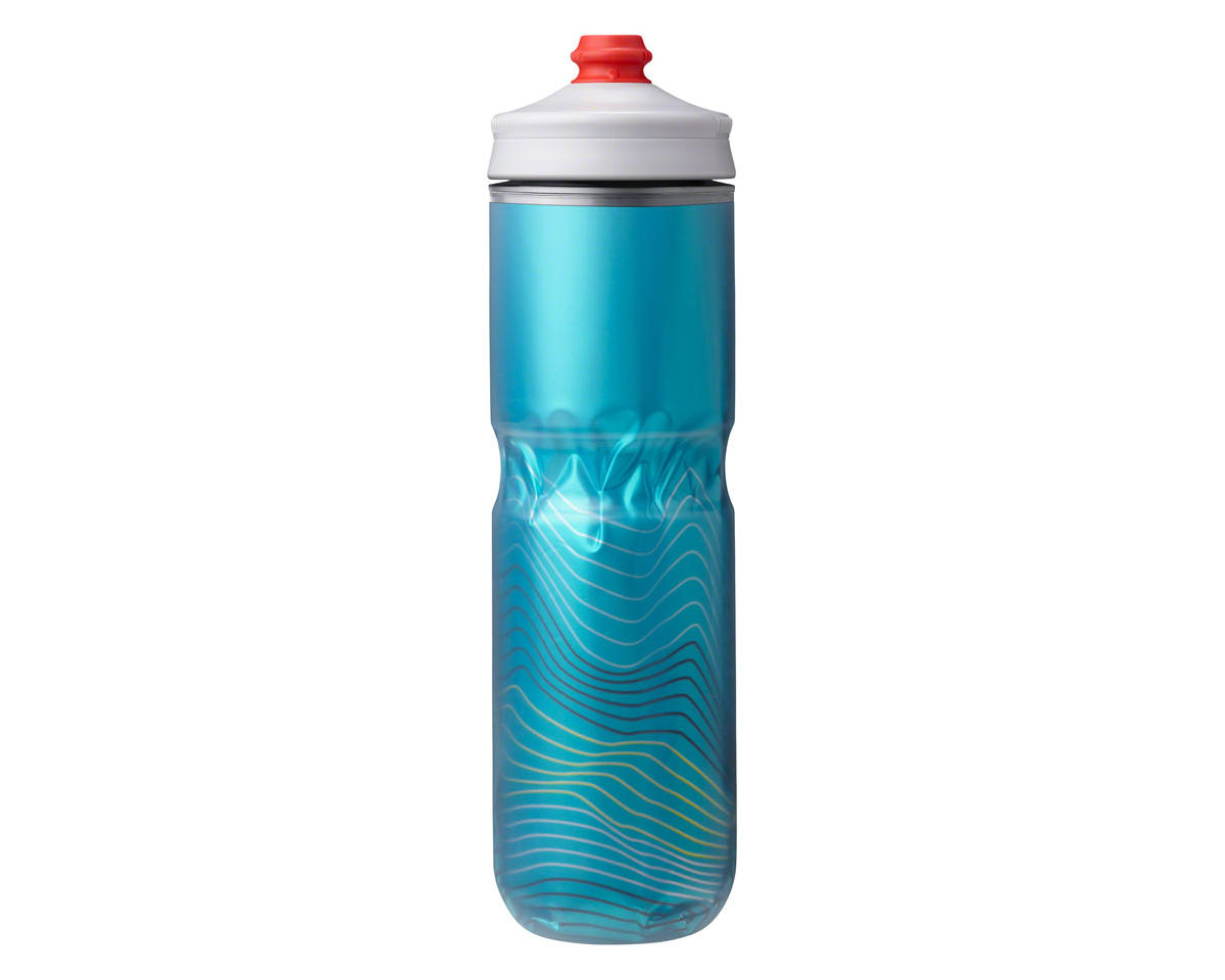 Hydrapak Polar Surge Ascent Insulated Water Bottle (Blue) (24oz) (Single)