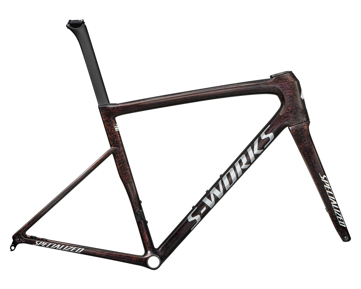 Specialized S-Works Tarmac SL8 Frameset (Carbon/Red to Gold Speckle/Silver) (52cm)