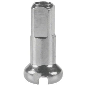 DT Swiss Brass Nipples (Silver) (1.8 x 12mm) (Box of 100)