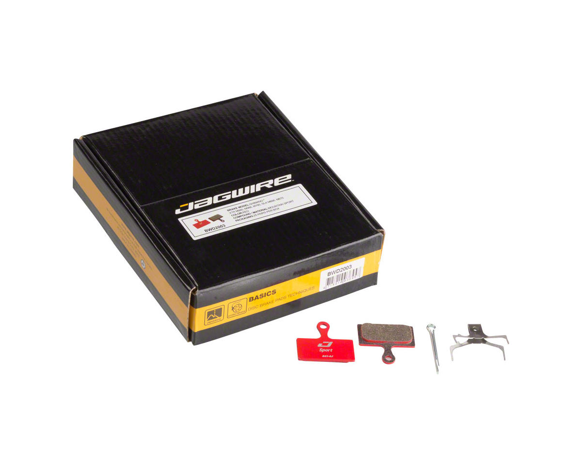 Jagwire Disc Brake Pad Bulk Box (Shimano XTR/XT/SLX/Deore/Alfine/CX/R) (Semi-Metallic) (Sport Compound) (25 Pairs)