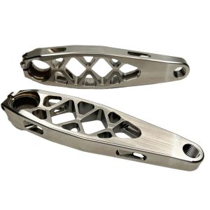 5Dev Titanium Shimano eCranks (Raw/Silver) (EP8) (157.5mm)