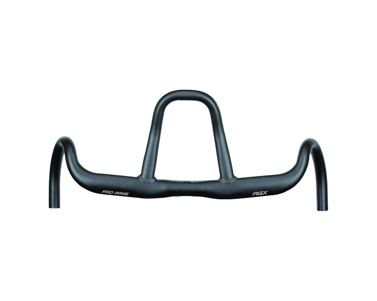 Full Speed Ahead Pro-Wing AGX Gravel/Adventure Handlebar (Black) (31.8mm) (46cm) (25° Flare)