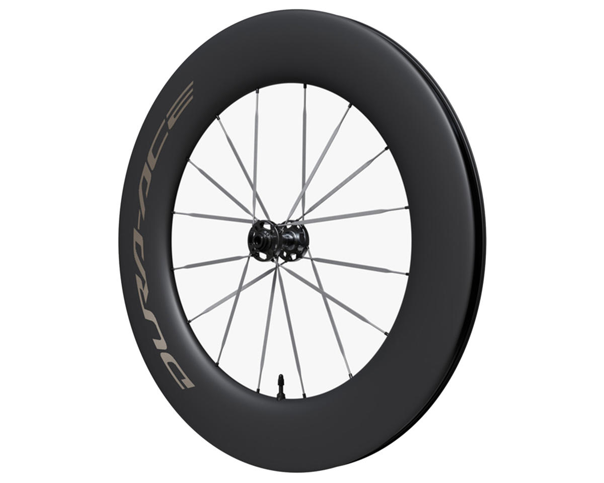 Shimano Dura-Ace WH-R9370-C99-TL Front Wheel (Black) (12 x 100mm) (700c) (Centerlock) (Tubeless)