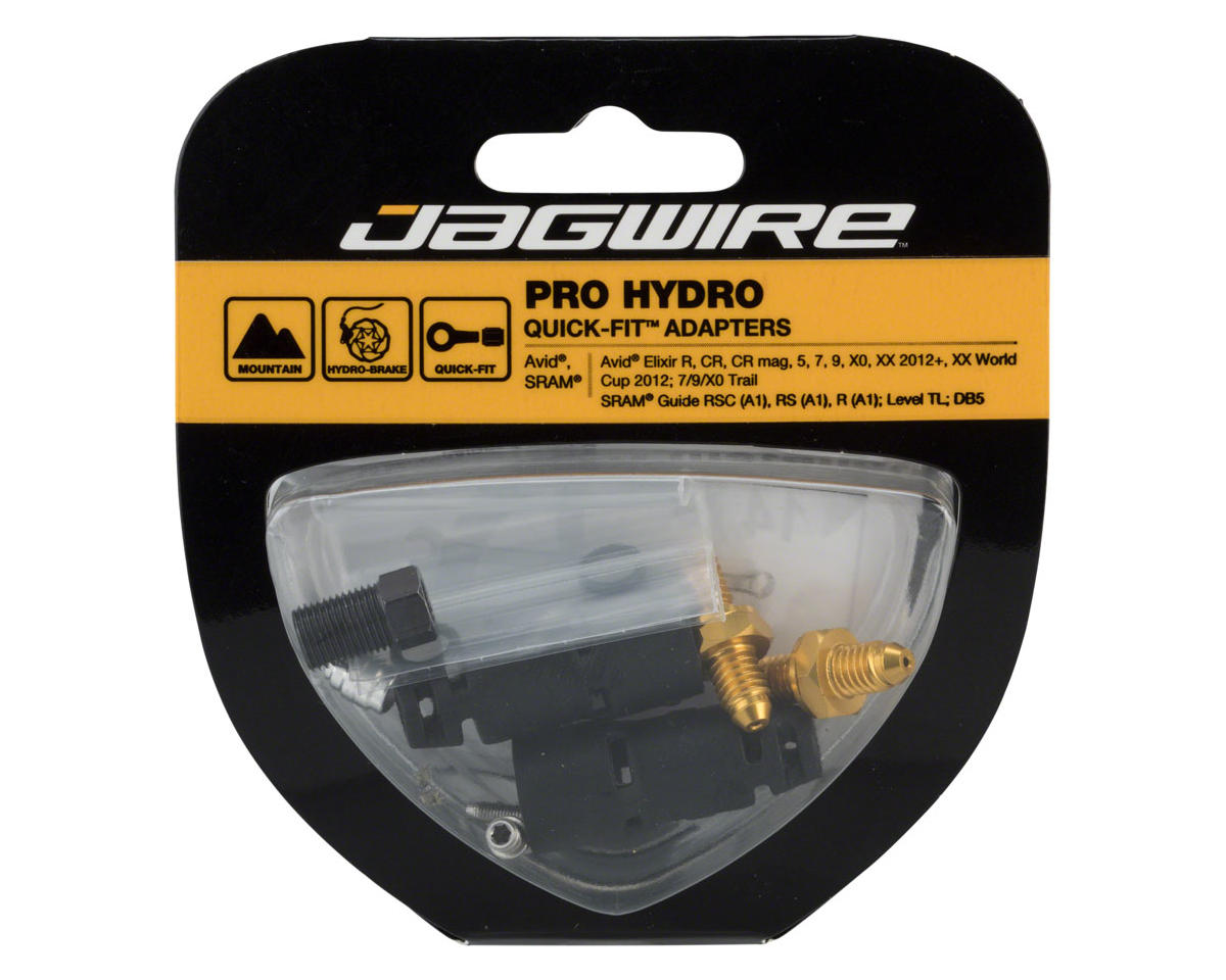 Jagwire Pro Disc Brake Hydraulic Hose Quick-Fit Adapters (SRAM DB5, Guide, Level, Avid Elixir, Trail, XX )