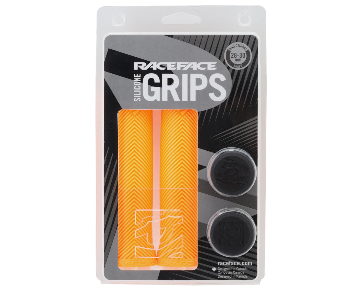 Race Face Love Handle Grips (Neon Orange)
