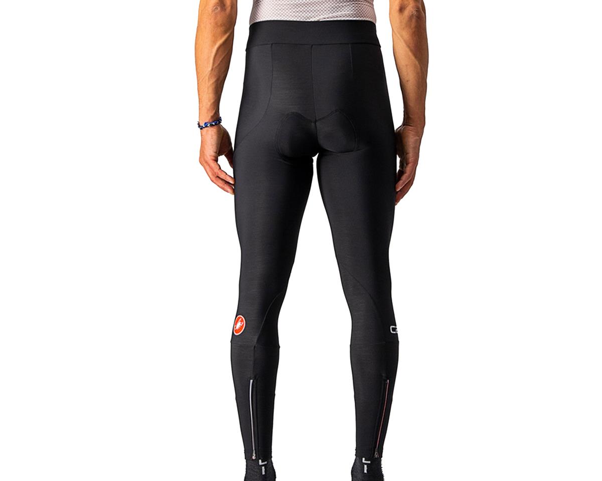 Castelli Entrata Tights (Black) (2XL) (w/ Chamois)
