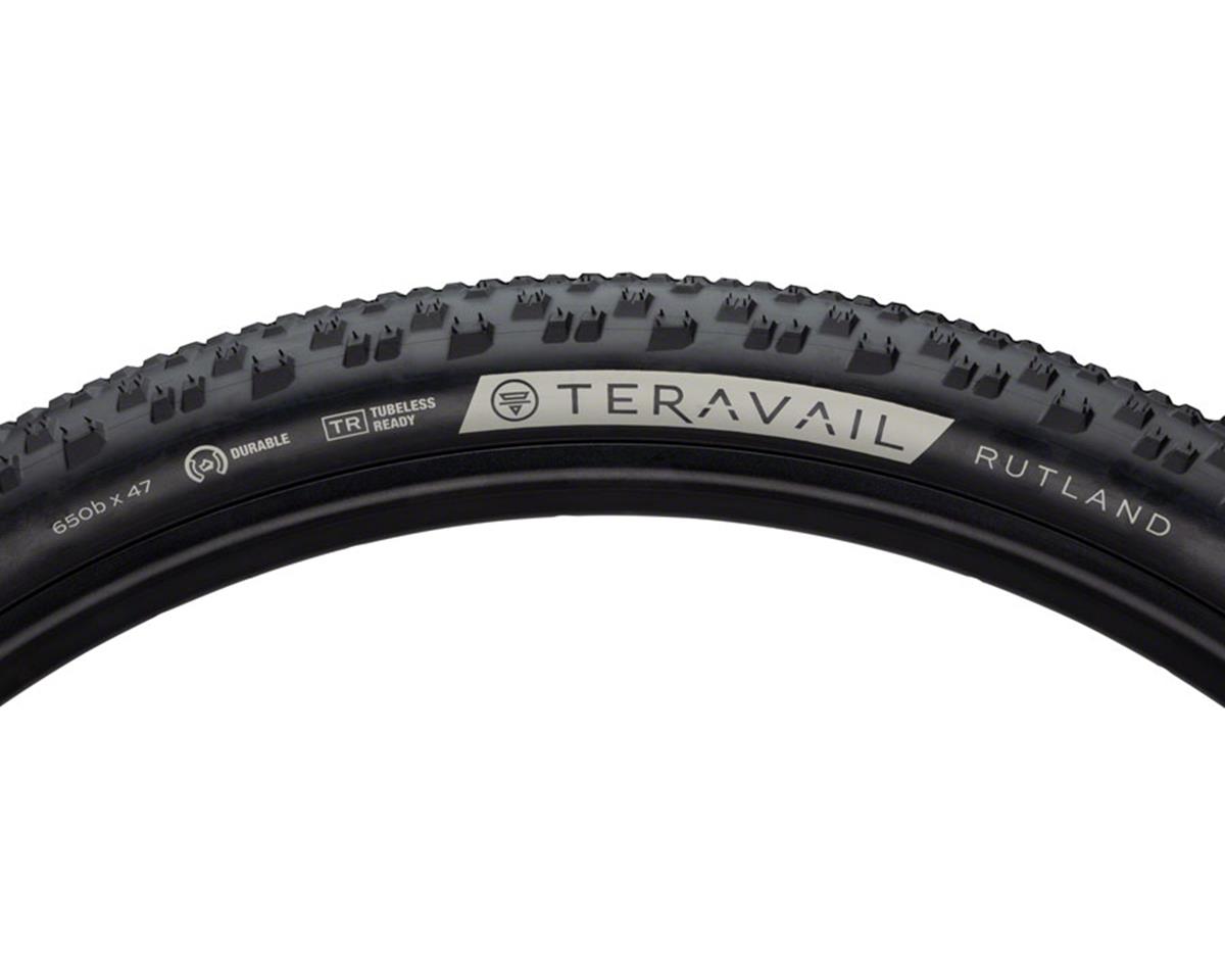 Teravail Rutland Tubeless Gravel Tire (Black) (650b) (47mm) (Light & Supple)