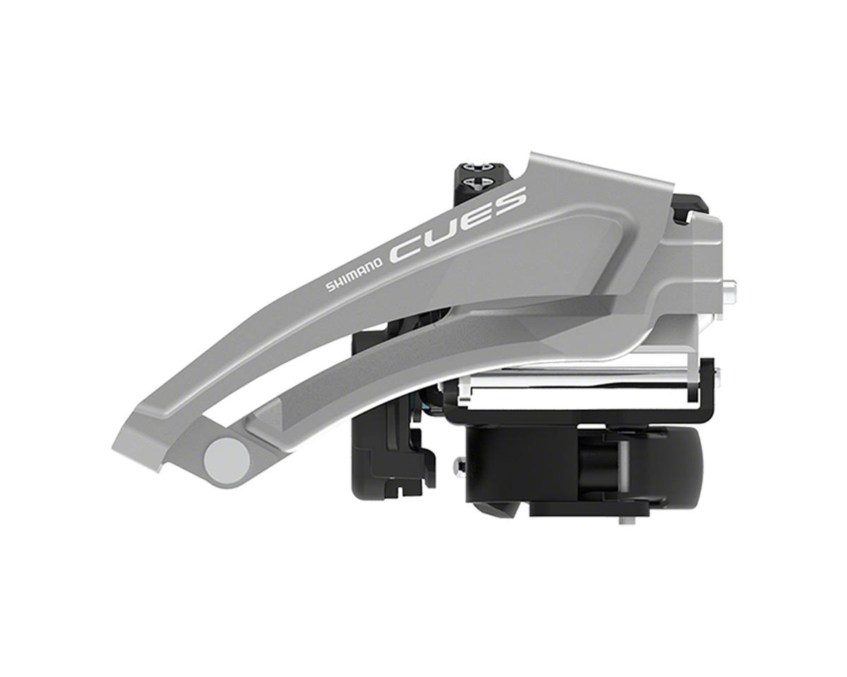 Shimano CUES FD-U4010-L Front Derailleur (2 x 9 Speed) (Black) (28.6/31.8/34.9mm) (Top Swing) (Dual Pull)