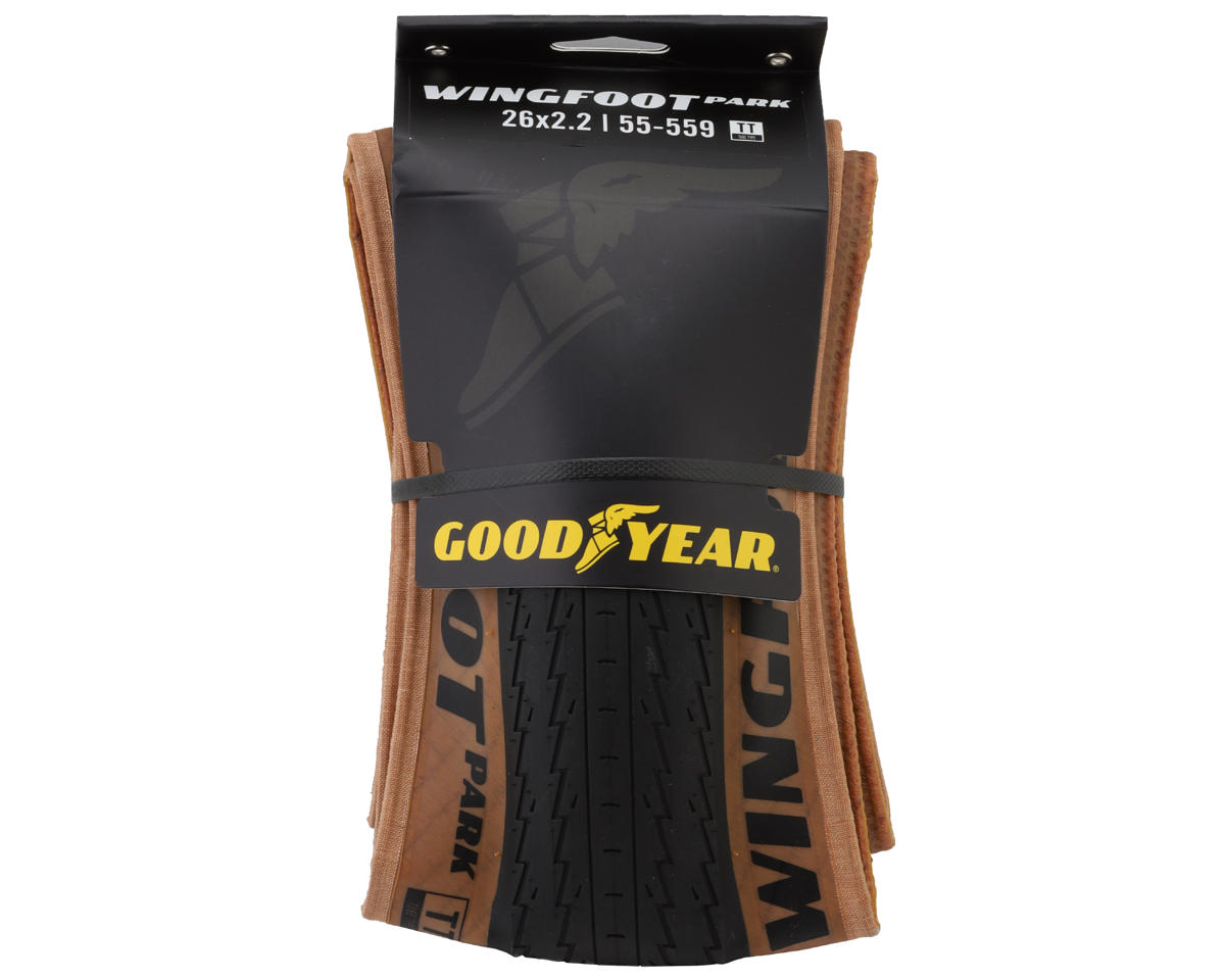 Goodyear Wingfoot Park Tire (Black/Skinwall) (26″) (2.2″) (Folding)