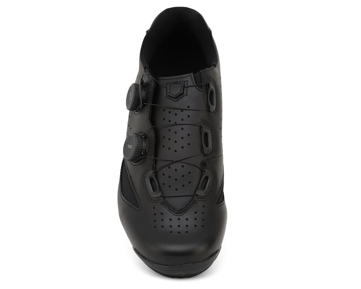 Lake Cycling CX239 Road Shoes (Black/Black) (44)