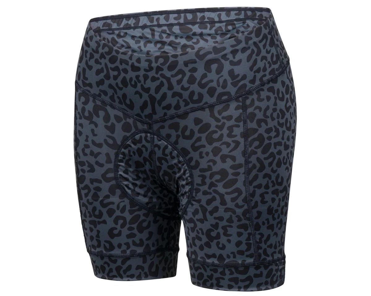 ZOIC Women’s Premium Printed Liner Short (Black Cheetah) (L)