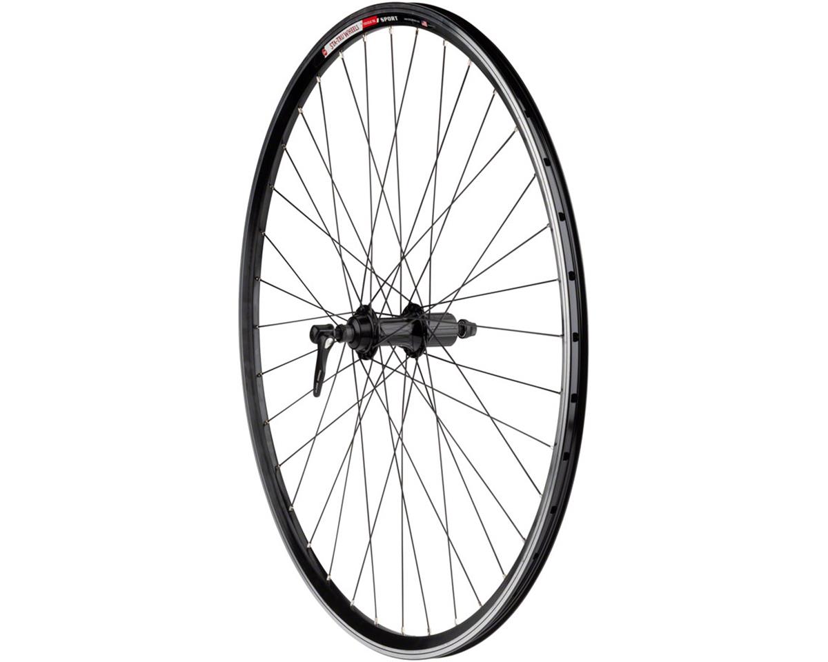 Sta-Tru Sport Rear Road Wheel (Black) (Shimano HG) (QR x 130mm) (700c)