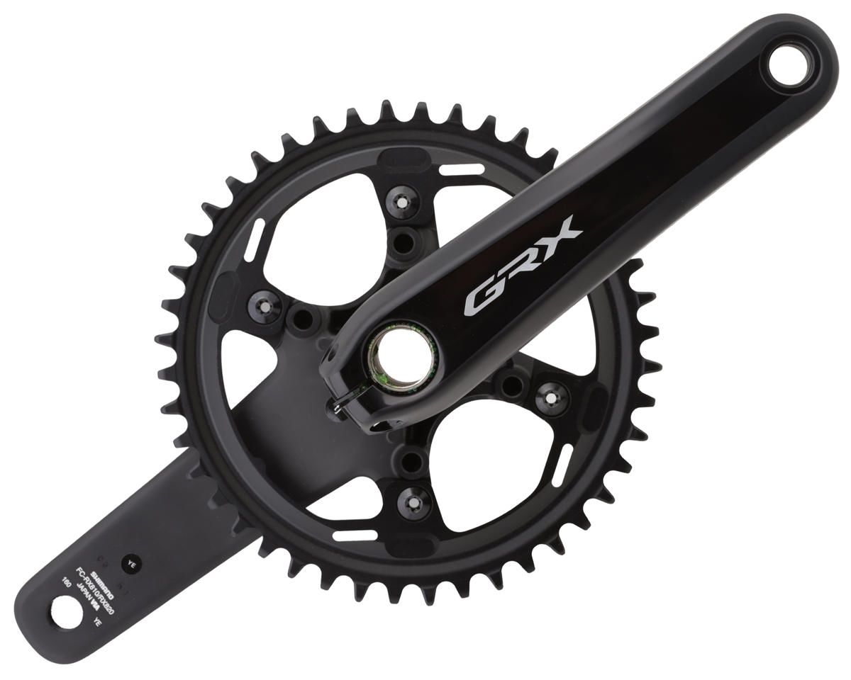Shimano GRX RX820-1 Crankset (Black) (1 x 12 Speed) (Hollowtech II) (160mm) (44T)