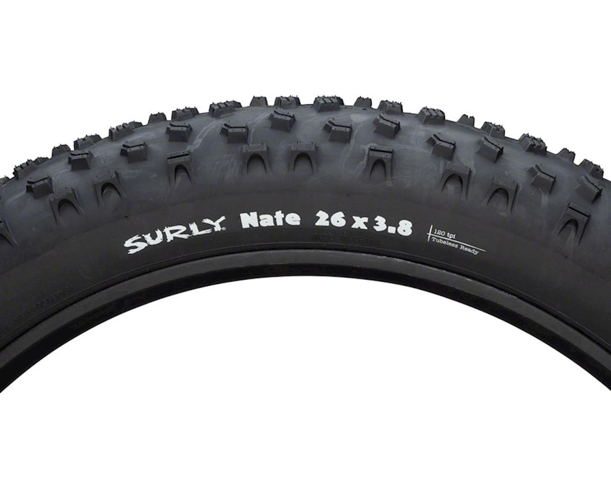 Surly Nate Tubeless Fat Bike Tire (Black) (26″) (3.8″) (120tpi)
