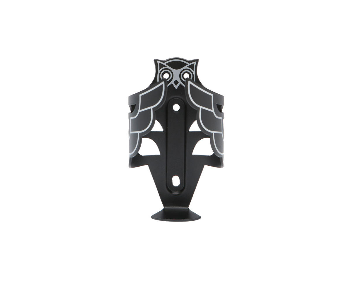 Portland Design Works Owl Water Bottle Cage (Black/Silver)