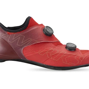 Specialized S-Works Ares Road Shoes (Flo Red/Maroon) (36)