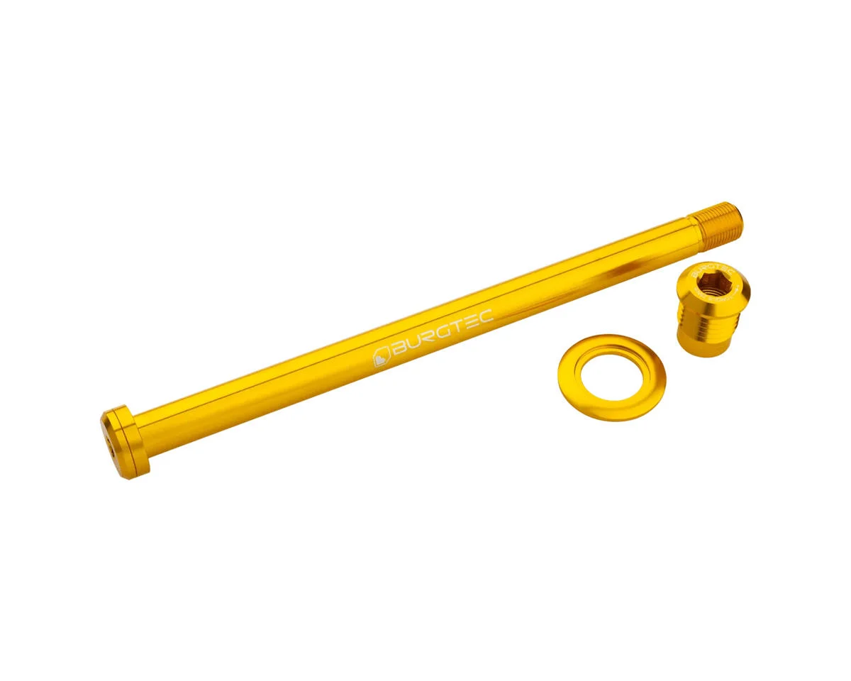 Burgtec Trek 184.5mm Rear Axle (Burgtec Bullion Gold)