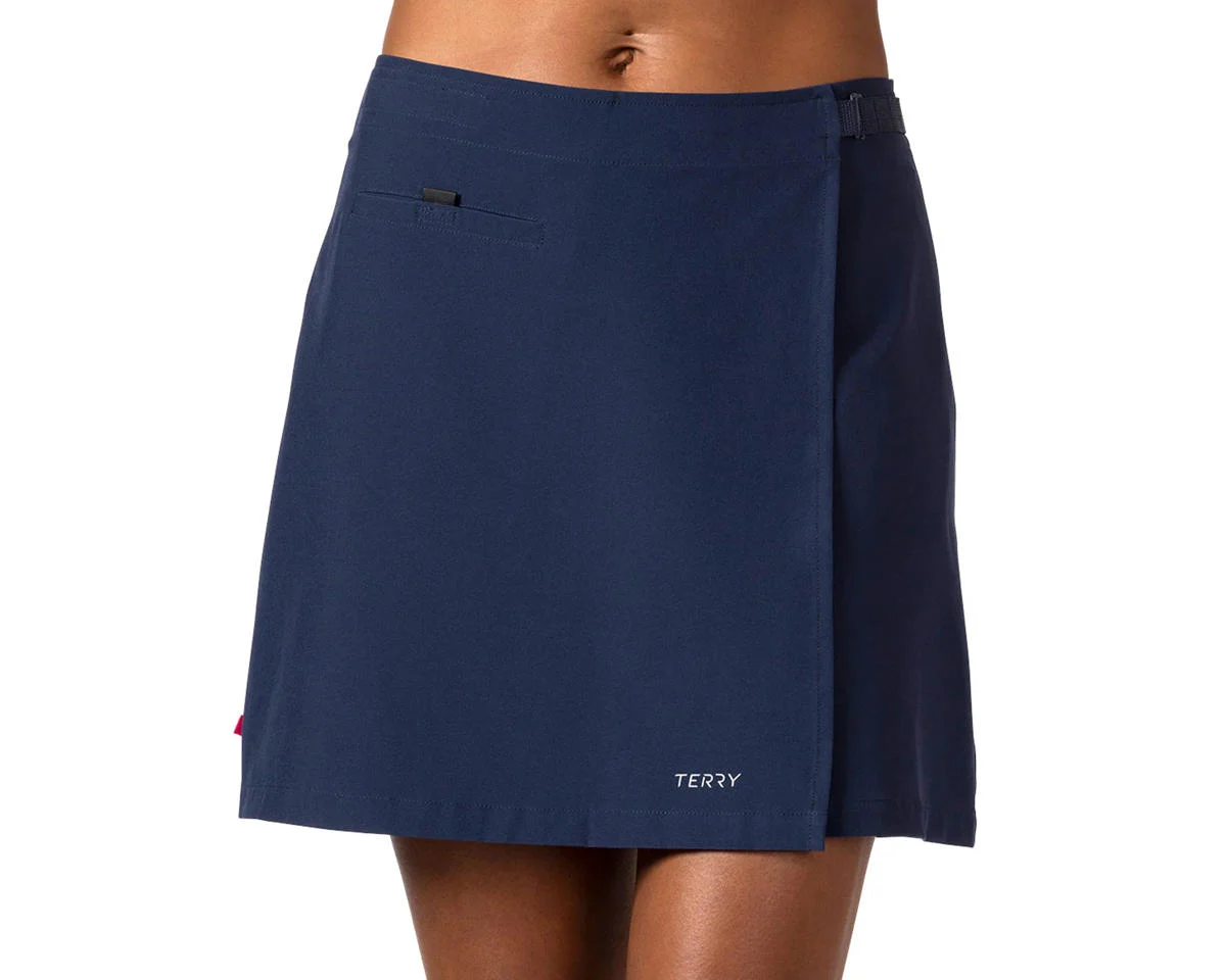 Terry Women’s Wrapper Bike Skirt (Black Iris) (S)