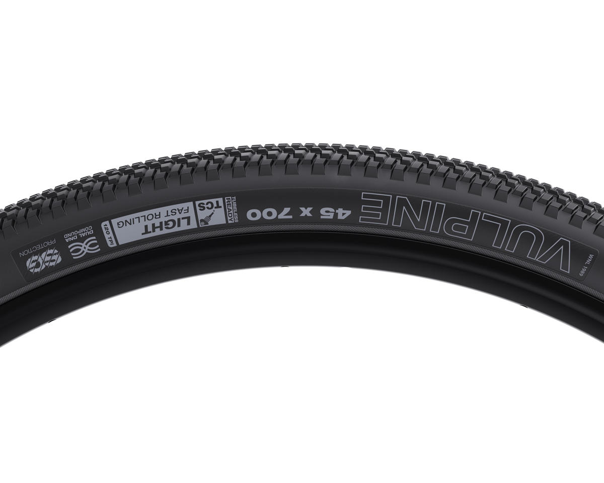 WTB Vulpine Tubeless Gravel Tire (Black) (700c) (45mm) (Light/Fast w/SG) (Dual DNA)