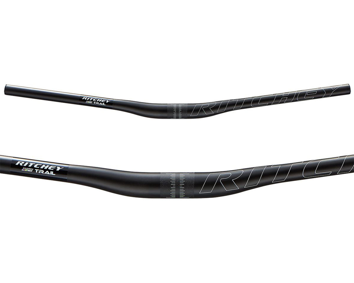 Ritchey WCS Carbon Trail Rizer Bar (Black) (35.0mm Clamp) (15mm Rise) (740mm) (6/9° Sweep)