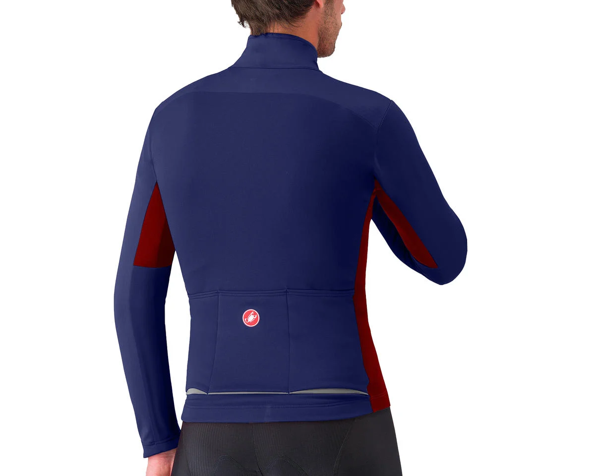 Castelli Entrata 2 Jacket (Belgian Blue/Bordeaux) (S)