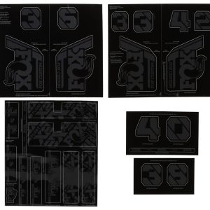 Fox Suspension Custom Decal Kit (Stealth Black)