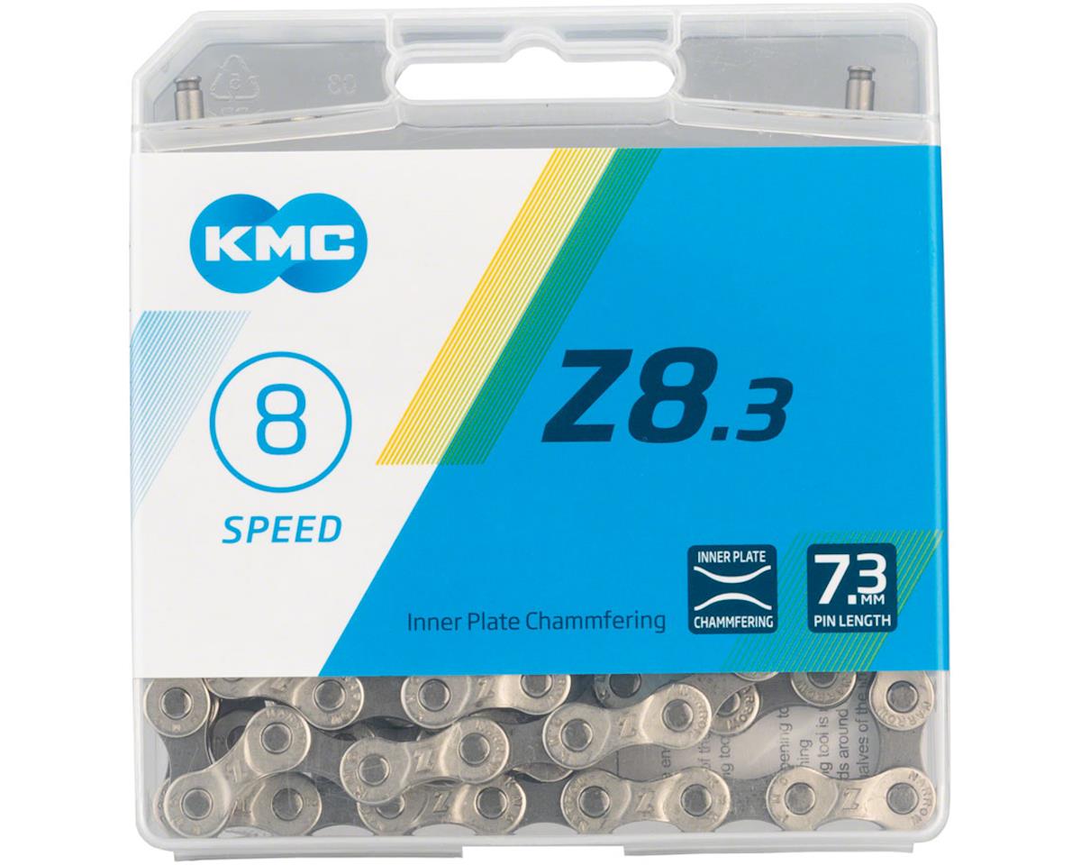 KMC Z8.3 Nickle-Plated Chain (Silver/Grey) (6-8 Speed) (116 Links) (Shimano HG)
