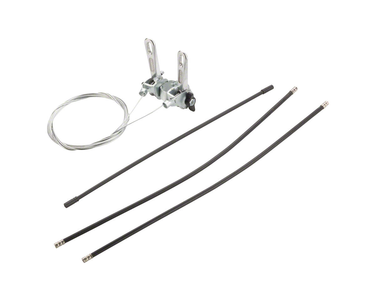 Sunrace SLR103 Stem Mount Friction Shifters (Silver) (Pair) (2/3 x 6/7/8 Speed) (22.2mm Clamp)