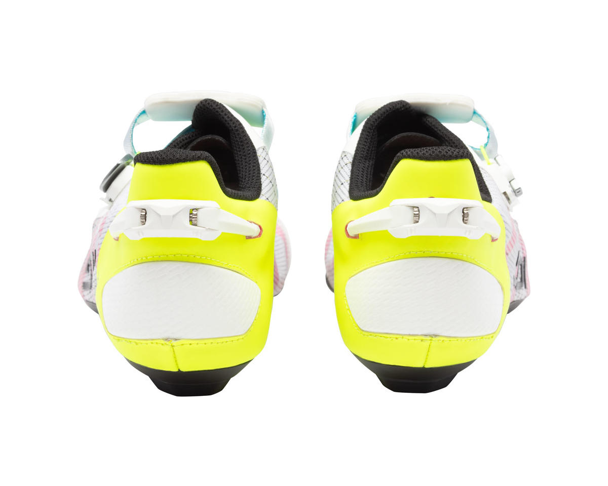 Sidi Wire 3 Road Shoes (White/Yellow Fluo) (40) (Millenium Fit)