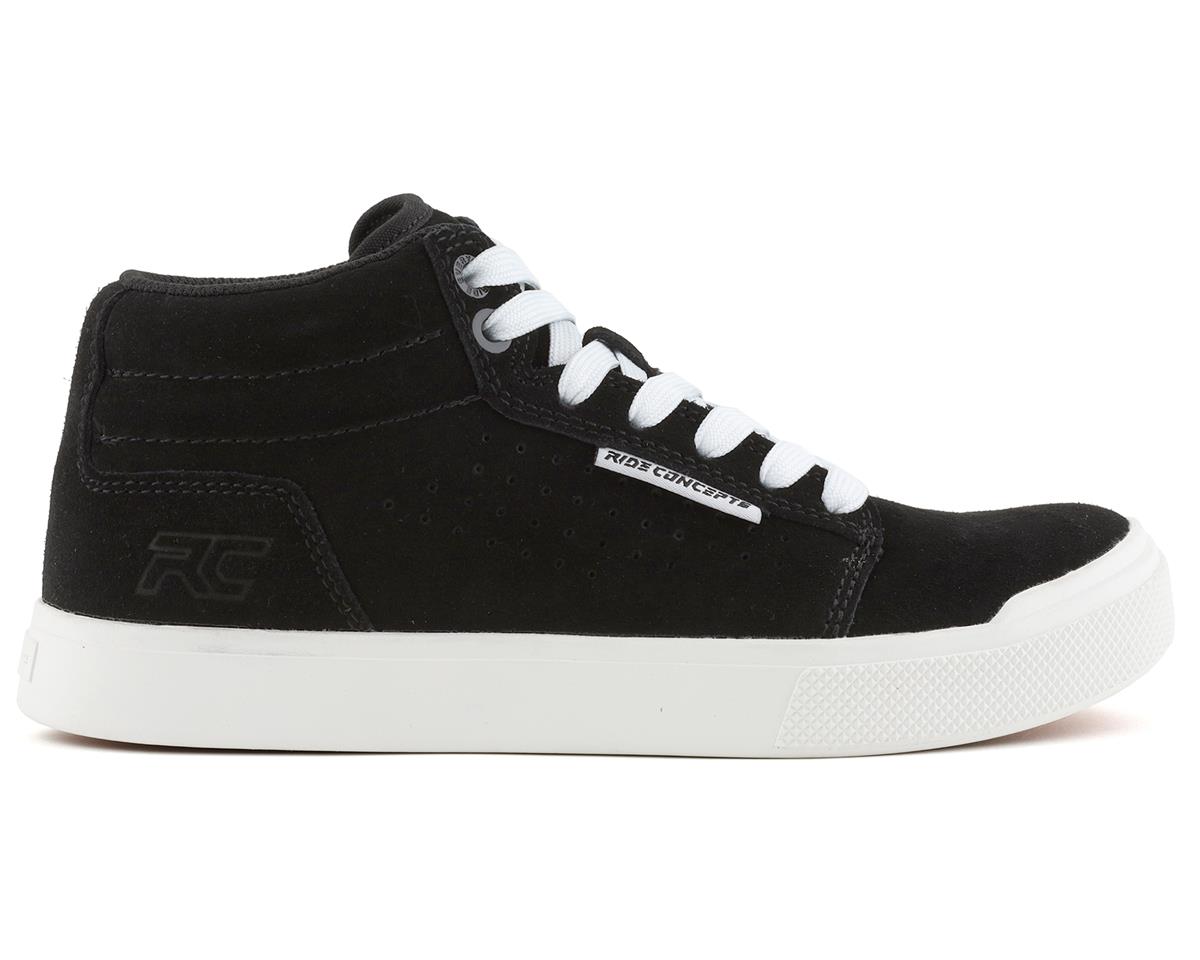 Ride Concepts Youth Vice Mid Flat Pedal Shoe (Black/White) (4)
