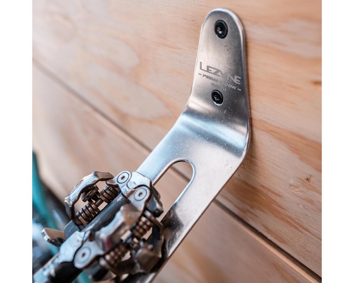 Lezyne Stainless Pedal Hook (Silver) (1 Bike)
