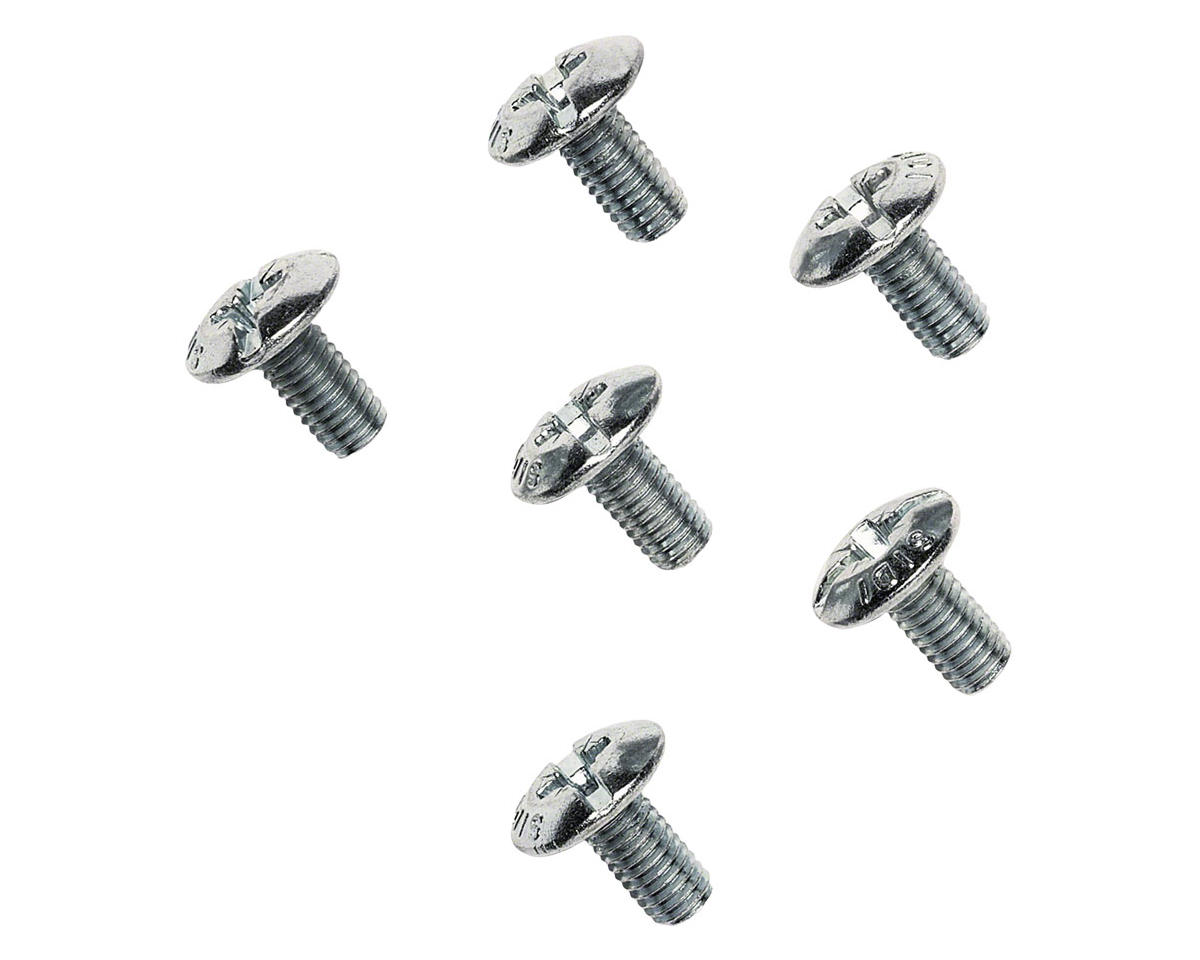 Sidi M5x10mm Road Bike Cleat Fixing Bolts (Silver) (Pack of 6)