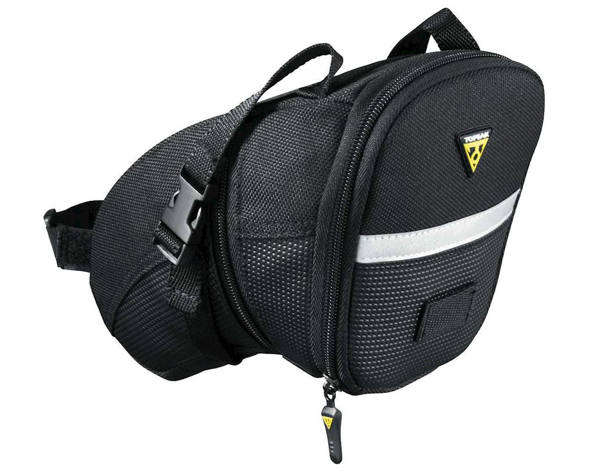 Topeak Aero Wedge Saddle Bags (Black) (w/Strap) (L)