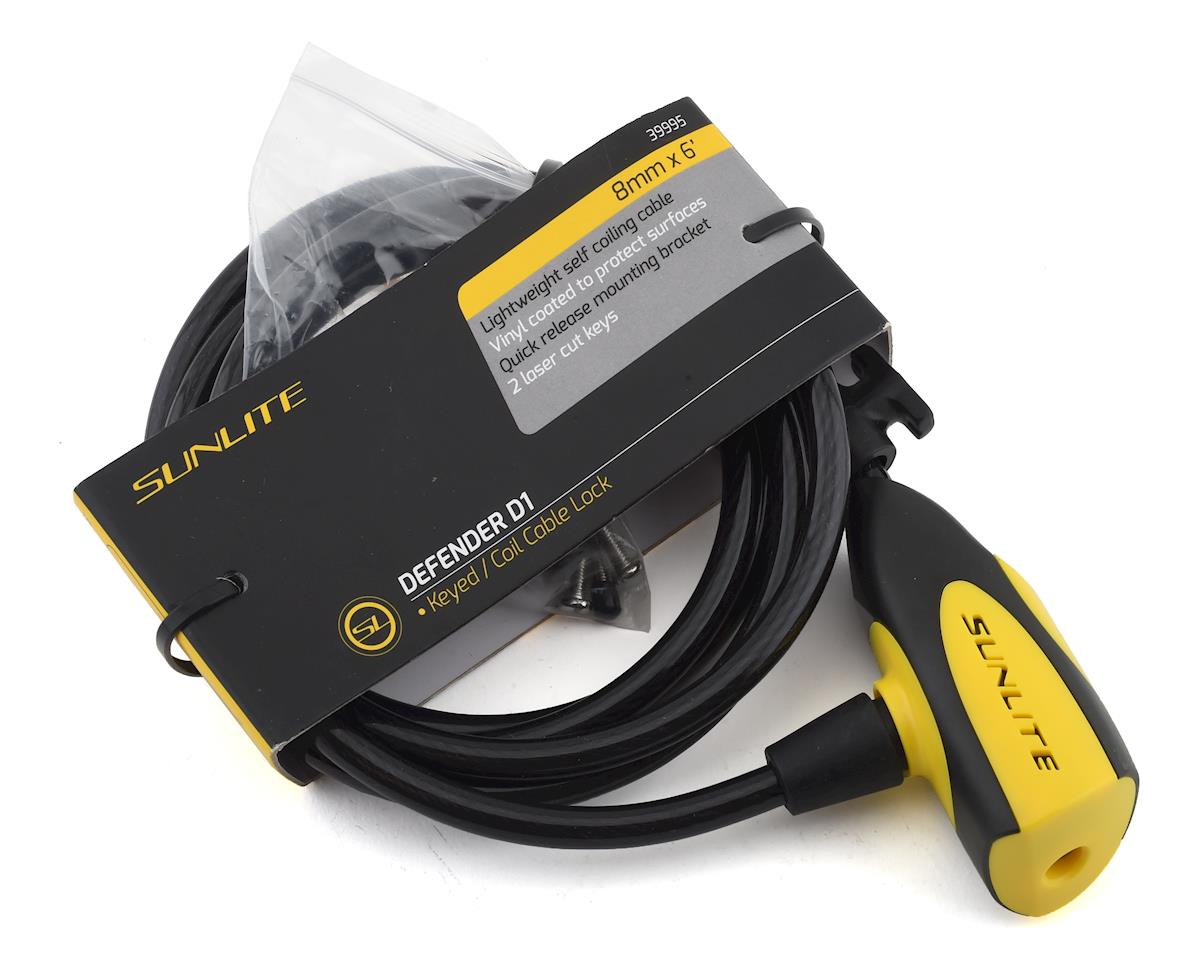 Sunlite Defender D1 Keyed Cable Lock (6′ x 8mm)