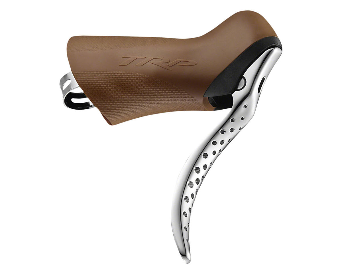 TRP Hylex RS Disc Brake & Lever (Gum/Silver) (Left) (Flat Mount) (Hydraulic)