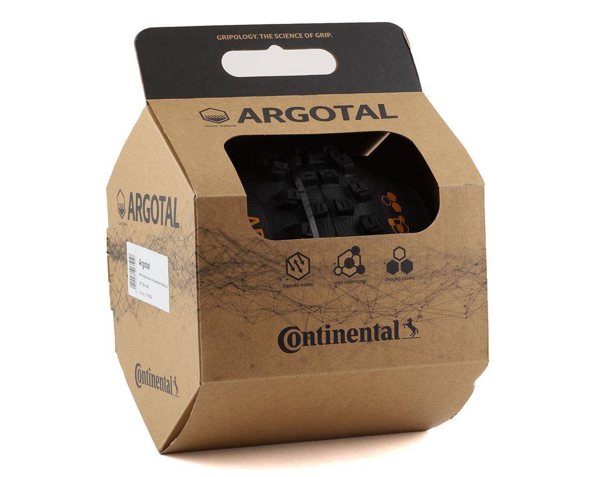 Continental Argotal Tubeless Mountain Bike Tire (Black) (29″) (2.6″) (Soft/Enduro) (Folding Bead)