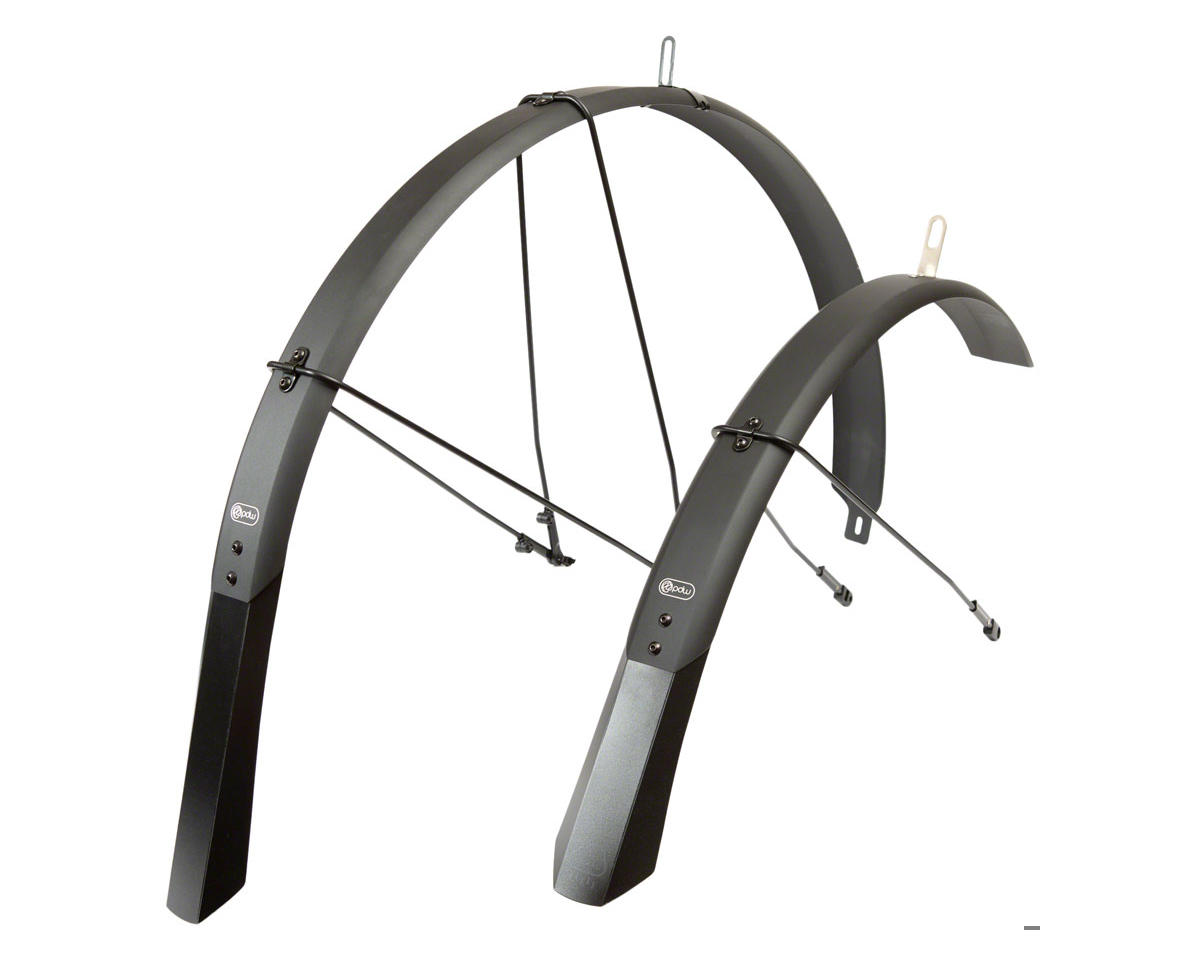 Portland Design Works Full Metal Fender Set (Black) (26″) (65mm)