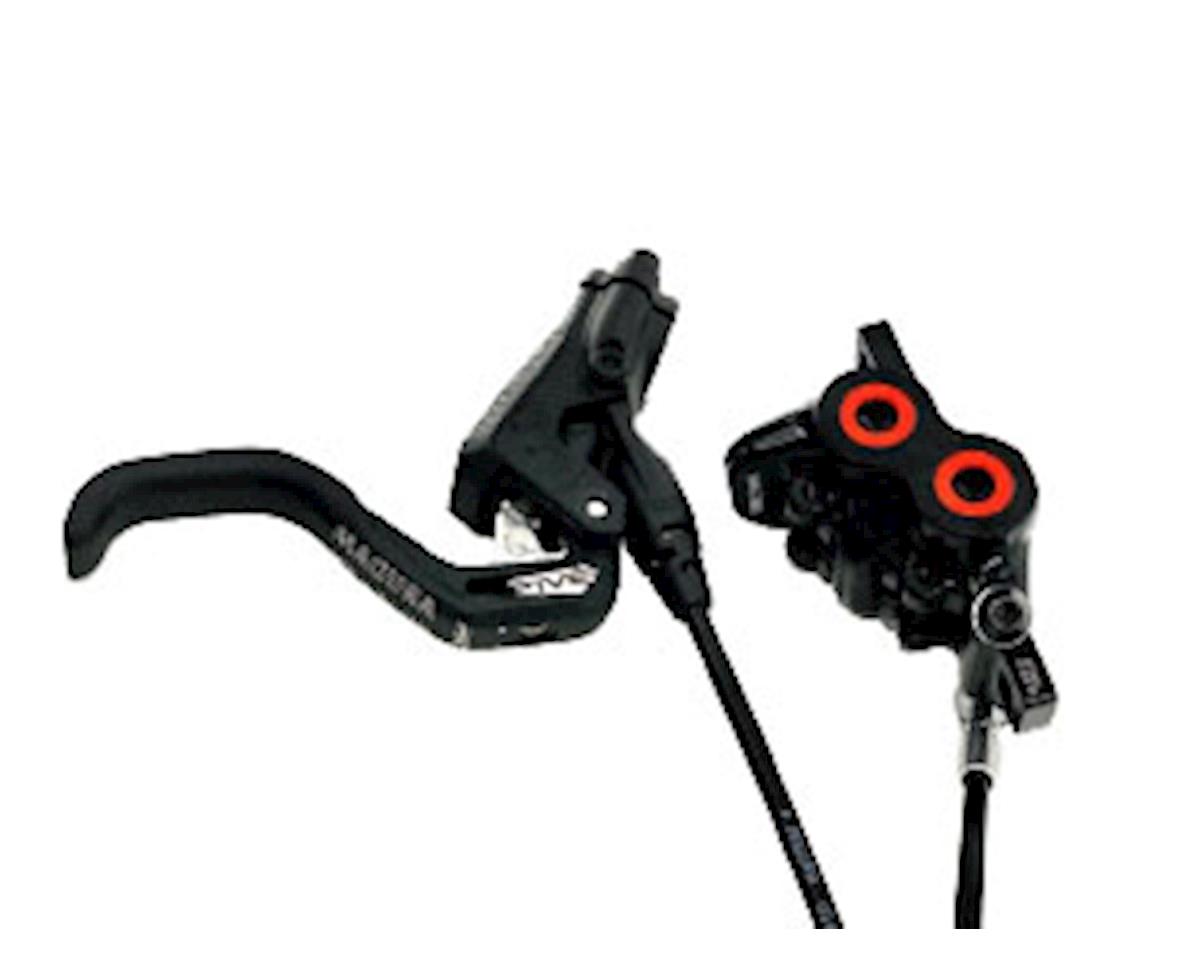 Magura MT5 HC Disc Brake & Lever (Black/Neon Red) (Front or Rear) (Hydraulic) (Post Mount)