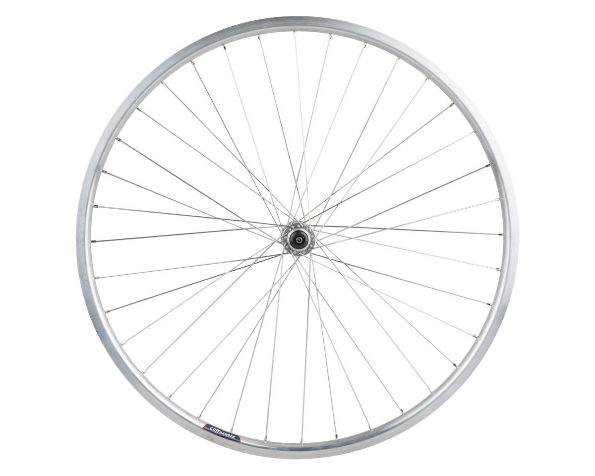 Quality Wheels Value HD Series Front Wheel (700c) (QR x 100mm) (Rim Brake) (Silver) (Clincher)
