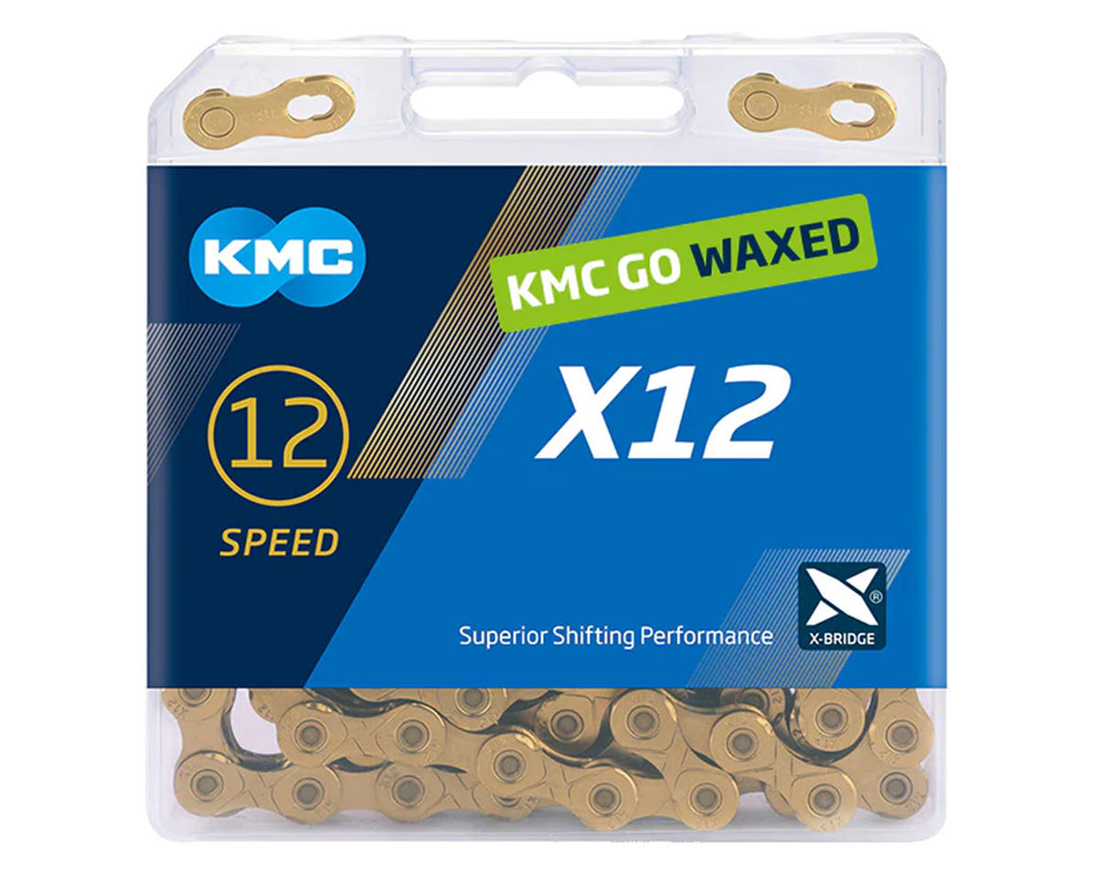 KMC X12 Waxed Chain (Ti Gold) (12 Speed) (126 Links)