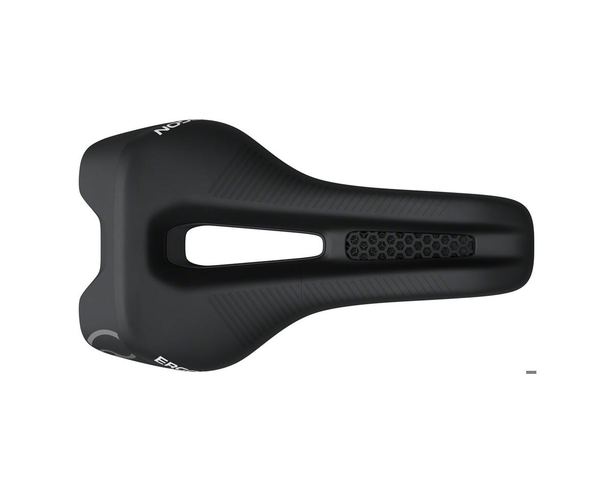 Ergon SR Triathlon Women Mid Saddle (Black) (TiNox Rails) (130mm)