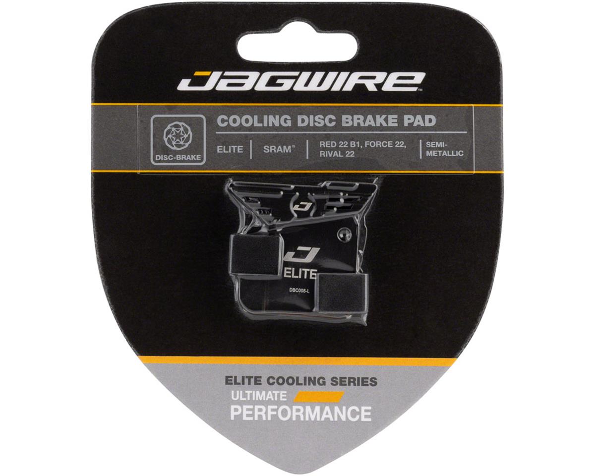 Jagwire Elite Cooling Disc Brake Pad (Fits SRAM Red 22 (B1), Force 22 (A1), Rival 22 (A1), Apex 1 (A1)) (1 Pair)
