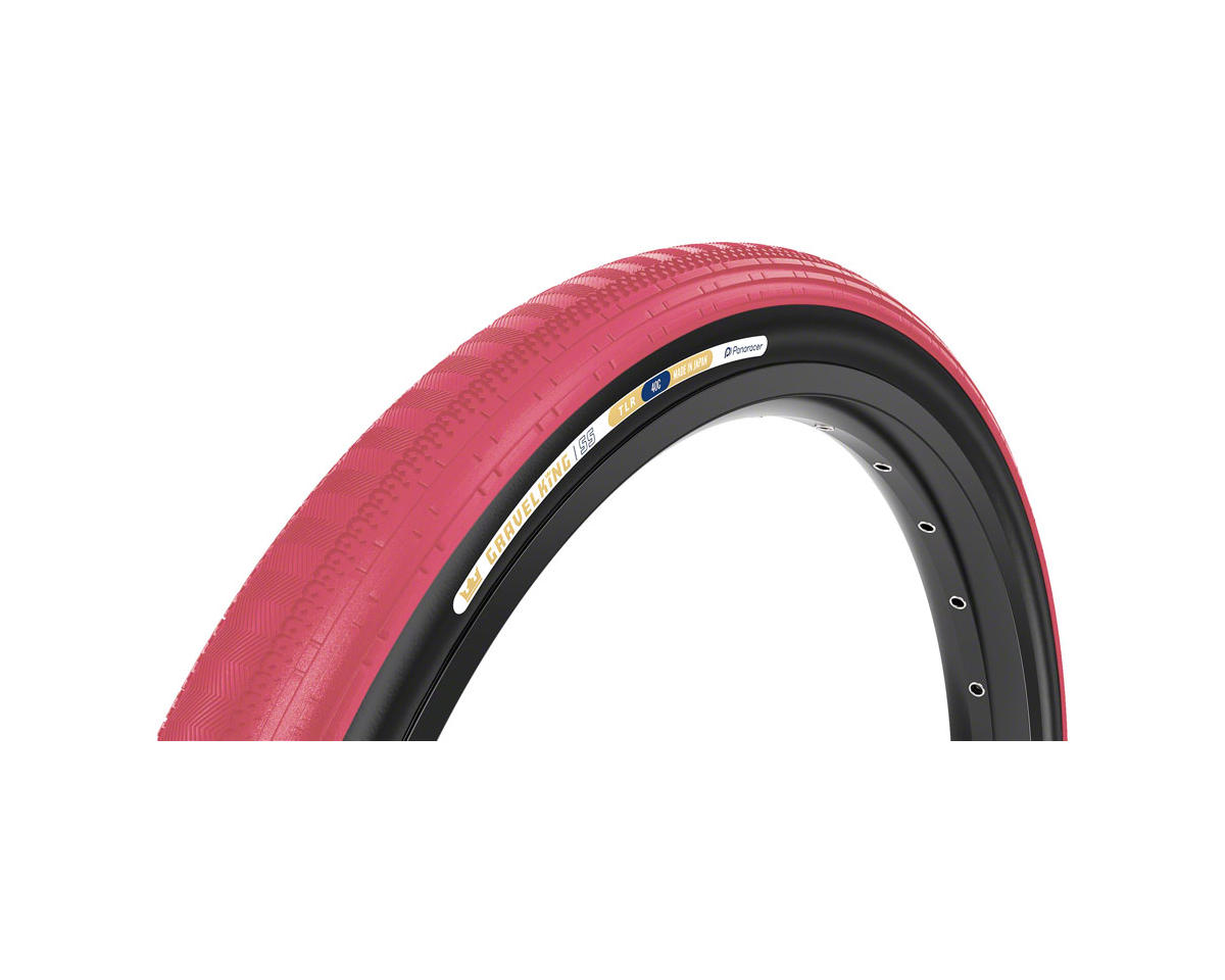 Panaracer GravelKing SS Tubeless Gravel Tire (Cranberry/Black) (700c) (45mm) (ZSG Gravel/TuffTex)