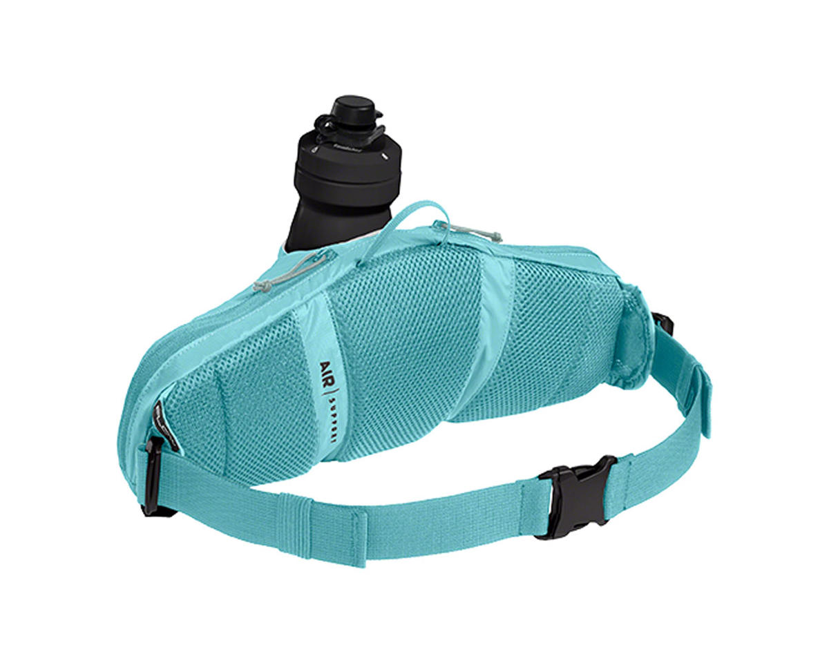 Camelbak Podium Flow 2 Waist Pack (Arctic Blue) (w/ 21oz Podium Dirt Series Water Bottle)
