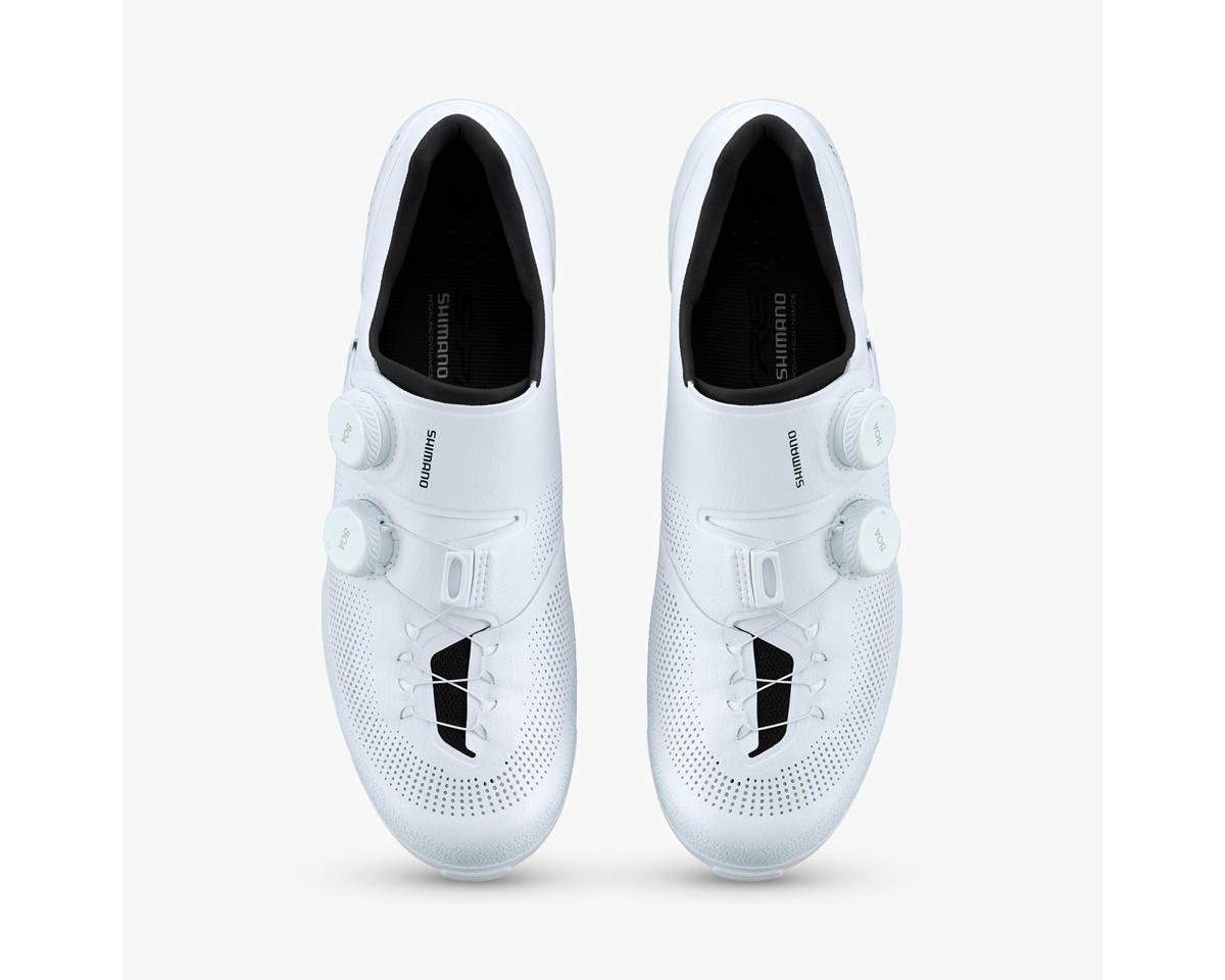 Shimano SH-RX910 S-PHYRE Gravel Bike Shoes (White) (40) (Wide) (w/ Cleat Pontoon)
