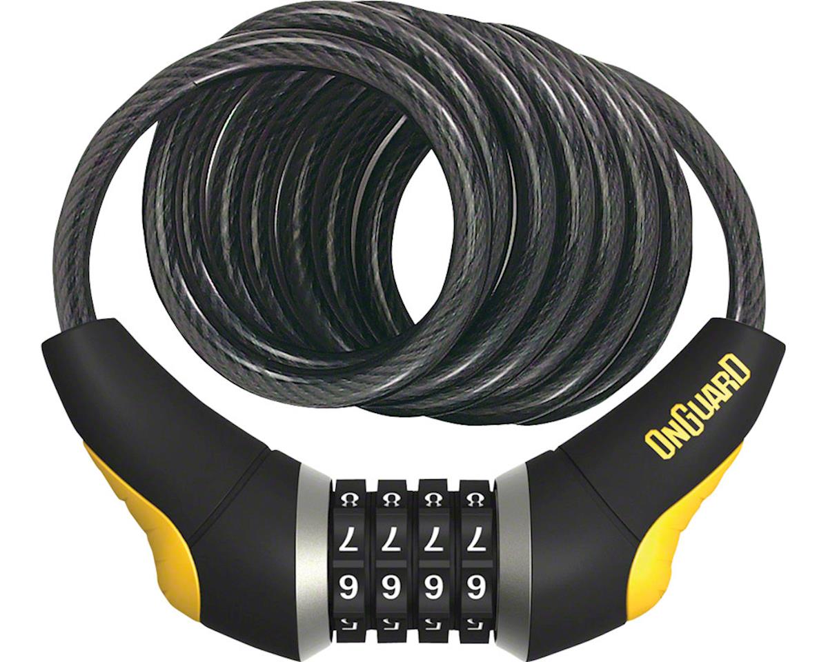 Onguard Doberman Combo Cable Lock (Grey/Black/Yellow) (6′ x 10mm)