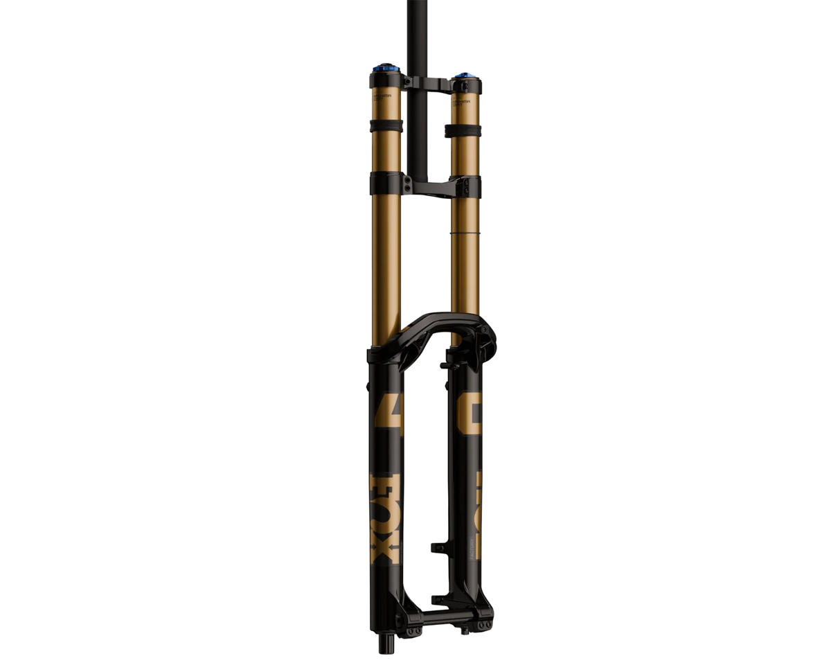 Fox Suspension 40 Factory Series DH Suspension Fork (Shiny Black) (52mm Offset) (29″) (203mm) (2027) (Grip X2) (20 x 110mm Thru Axle)