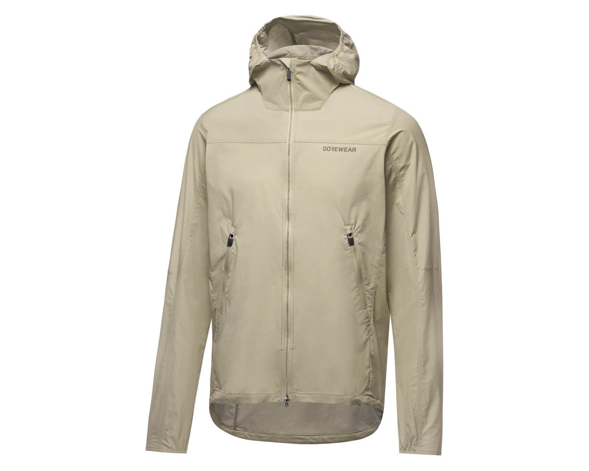 Gore Wear Fernflow Hooded Windbreaker (Black) (Men’s) (L)