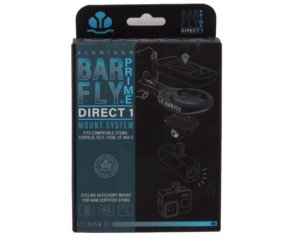 Bar Fly Prime Direct 1 Mount (Black) (For Cervelo Carbon ST-C026, Fizik & 3T ARX II Stems)